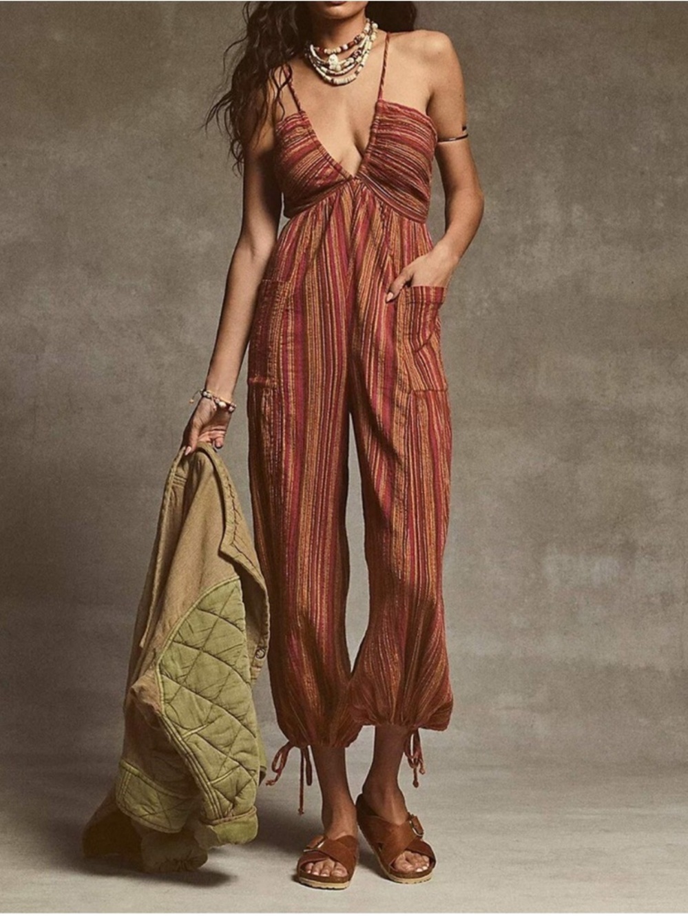 Free People Sundaze For Surfin' Jumpsuit size small - Picture 1 of 13